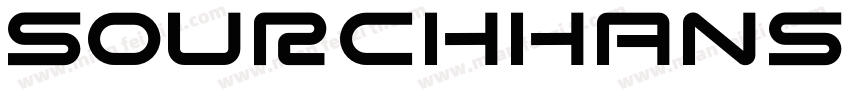 SourchHansCN Regular字体转换